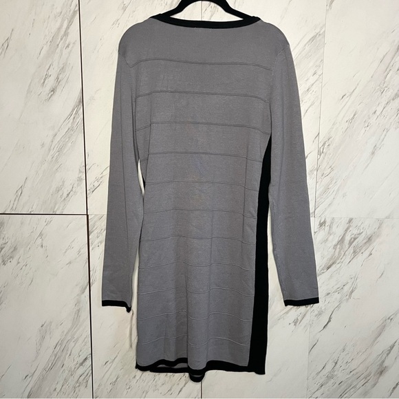 NEW Xhilaration Long Sleeve Gray Mini Sweater Dress SZ XXL - Picture 2 of 4